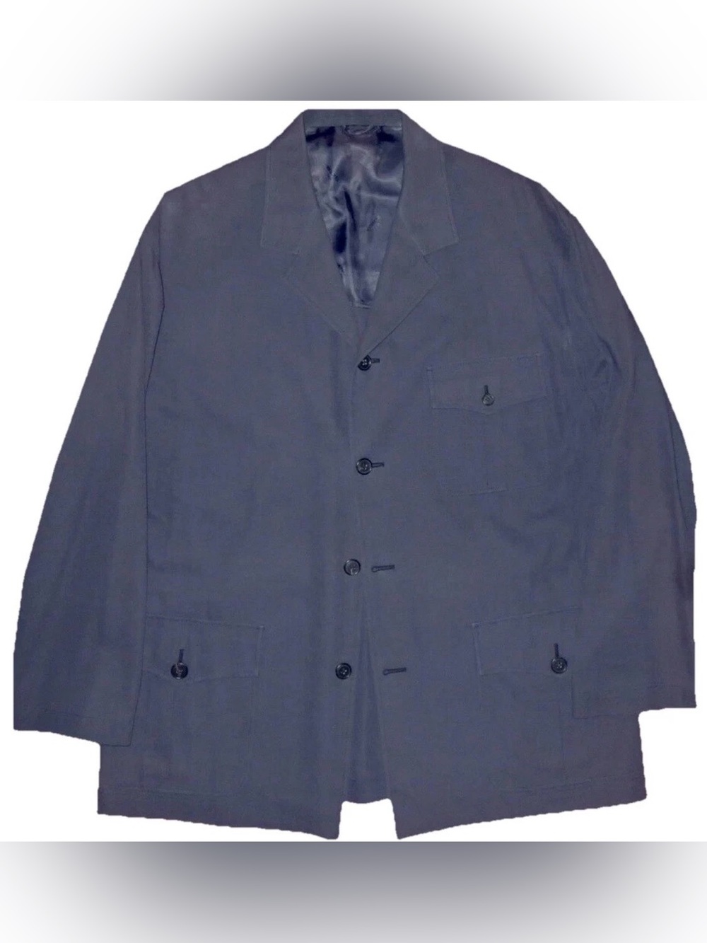 $6500 MENS HERMES SPORTCOAT JACKET SAFARI FIELD COAT 42 44 R 42R 44R EU 52 R